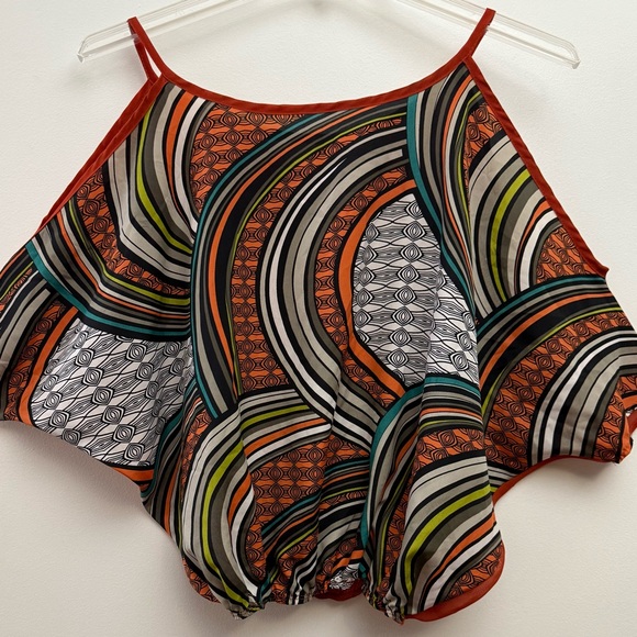 Dulce Carola Tops - Vibrant Colorful Patterned Women's Blouse